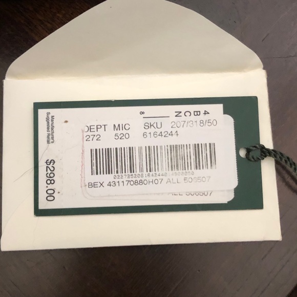 Navy Ralph Lauren Leather Tote - Picture 6 of 7